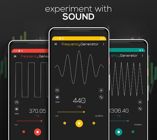 Screenshot Frequency Sound Generator