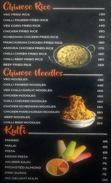 Hatimy's menu 