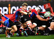 Morne Van Den Berg of the Lions during the Super Rugby Unlocked match between DHL Stormers and Emirates Lions at DHL Newlands Stadium on October 17, 2020 in Cape Town, South Africa. 