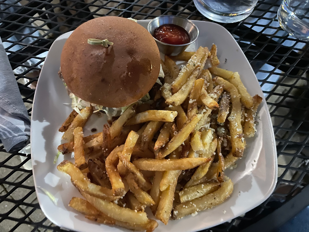 Amazing burger and truffle fries!!!