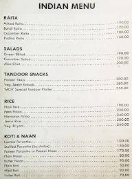 Madras Coffee House menu 1