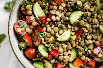 Fresh and Easy Green Lentil Salad Recipe