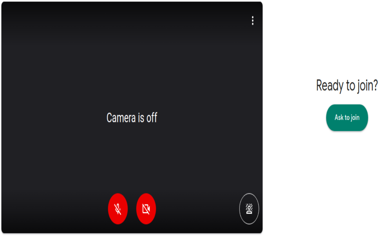 Google Meet Auto Disable Camera & Mute Audio Preview image 0