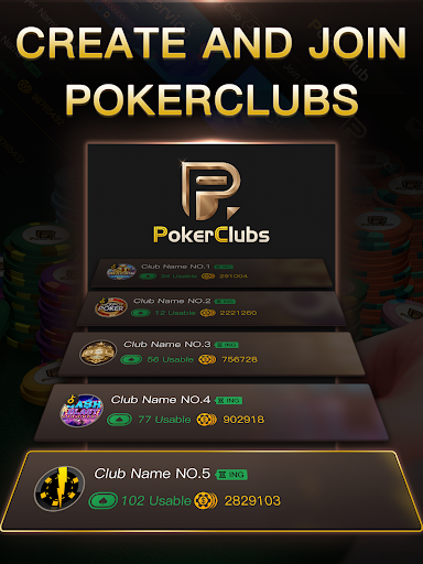 PokerClubs-Global Poker Game