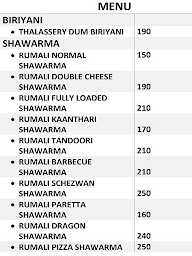 Saan Shawarma Club menu 1