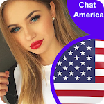 Cover Image of Скачать Chat America : Us Girls live chat Meet 💕 1.2 APK