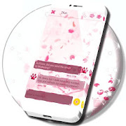 Pink Pandas SMS Theme  Icon