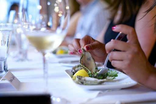 Enjoy fresh seafood paired with a white wine during your day trip to Halifax, Nova Scotia. 