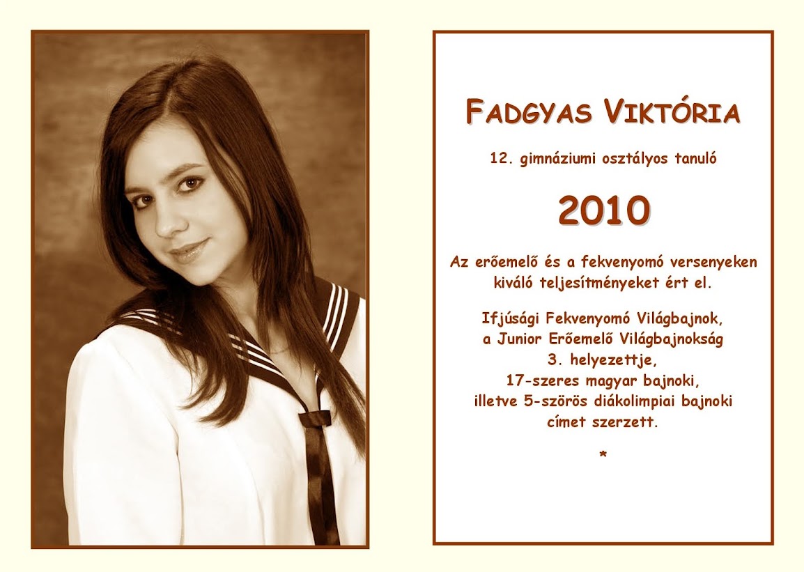 Fadgyas Viktória - 2010