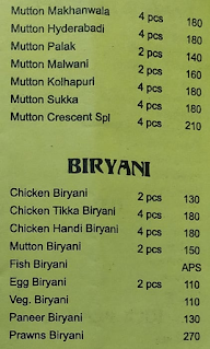 Sainath Lunch Home menu 1