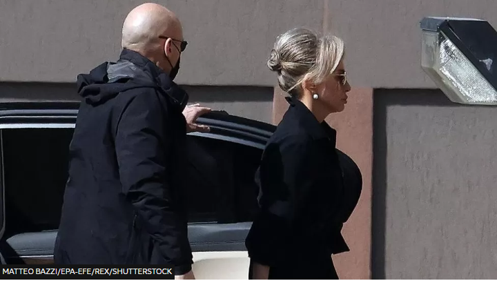 Silvio Berlusconi's children, including his daughter Marina (R), visited the former prime minister at the hospital