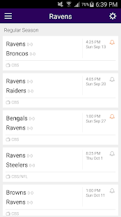 Football Schedule for Ravens Screenshots 0