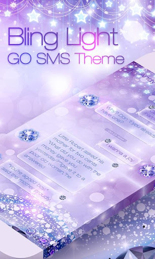 GO SMS PRO BLING LIGHT THEME