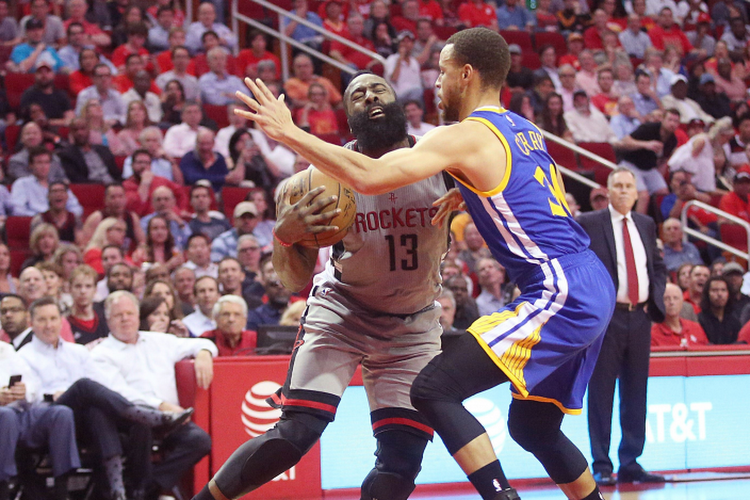 La bande à Steph Curry domine encore James Harden et les Rockets