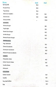 Backyard Burgers menu 1