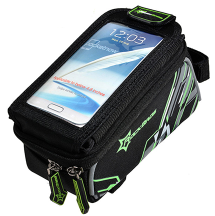 Title 5, Waterproof bicycle saddle bag for mobile phones...