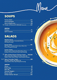 The Blue Plate menu 8