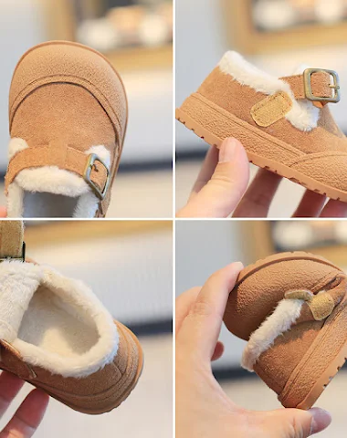 Chaussures de bébé en coton, antidé - 2