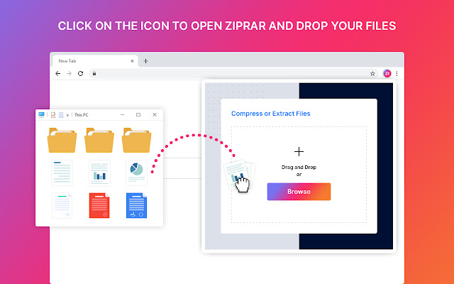 Zip Rar chrome extension