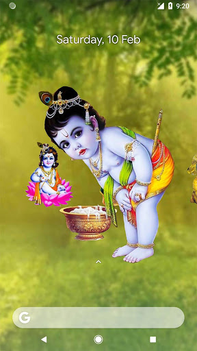 Screenshot 4D Little Krishna Wallpaper
