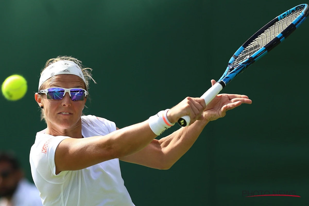 Kirsten Flipkens op de US Open niet naar de halve finales in het dubbel na een marathonpartij