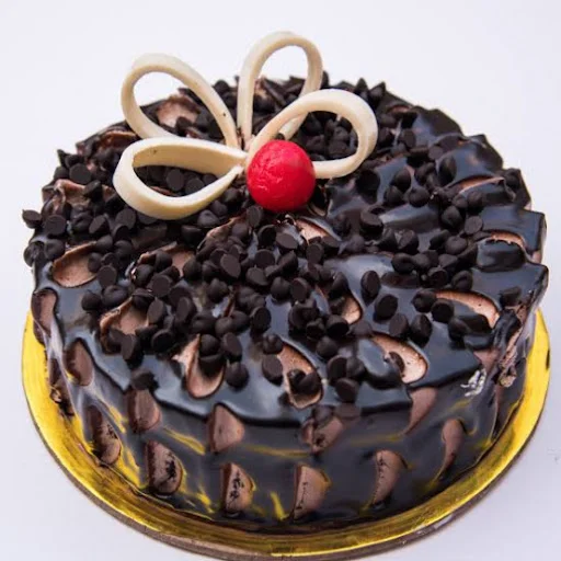 Choco Mudy Chips Cake [Eggless]