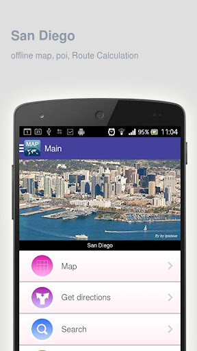 San Diego Map offline
