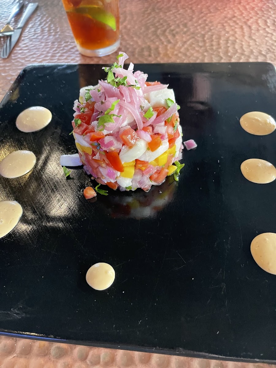 Sea Bass ceviche