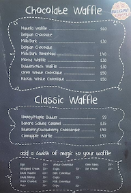 XO Belgian Waffle menu 2