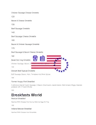 BAB - Big American Breakfast menu 3