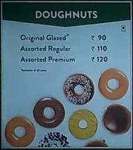 Krispy Kreme menu 1