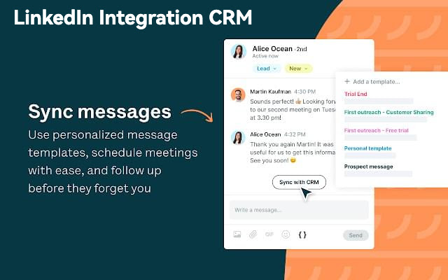 LinkedIn Integration CRM Tool