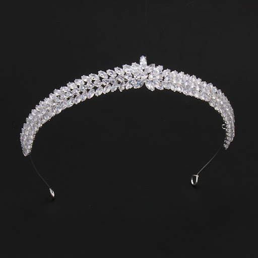 Title 4, Zircon Crown Wedding Dress Bride Jewelry Crown ...