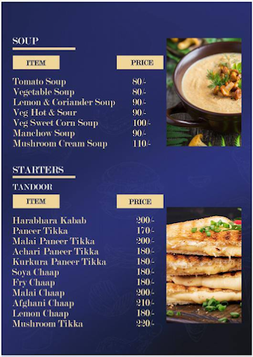 Jharokha Multi Cuisine Restaurant menu 