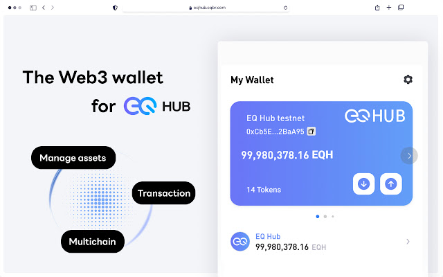 EQ Hub Wallet for Beta