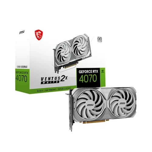 Card màn hình MSI RTX 4070 SUPER 12G VENTUS 2X WHITE OC 12GB GDDR6X 