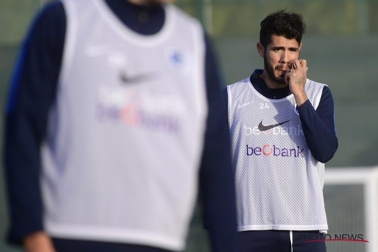 Pas de Pozuelo à l'entraînement du Racing Genk !