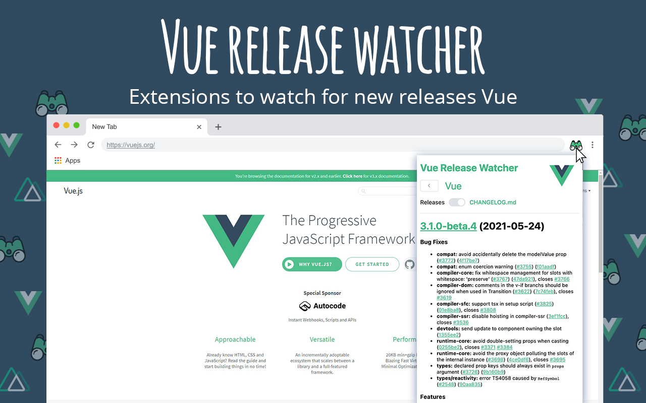 Vue release watcher Preview image 6