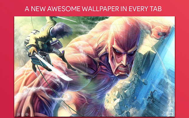 Attack On Titan Wallpaper HD Custom New Tab