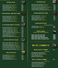 The Betel Leaf Co - Originally From Bangalore menu 1