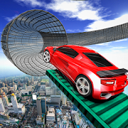 Stunt Car GT Racing Game-Impossible Rooftop Tracks  Icon