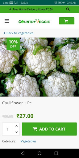 Screenshot Country Veggie