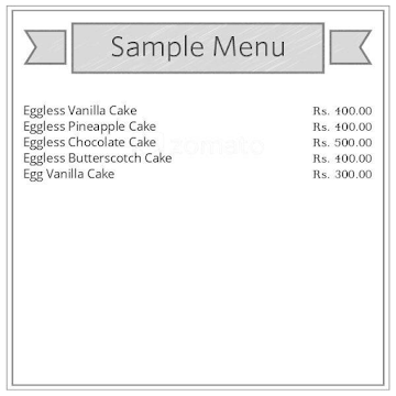 Shri Krishna Bakery menu 