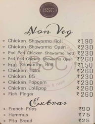 Bombay Shawarma Company menu 1