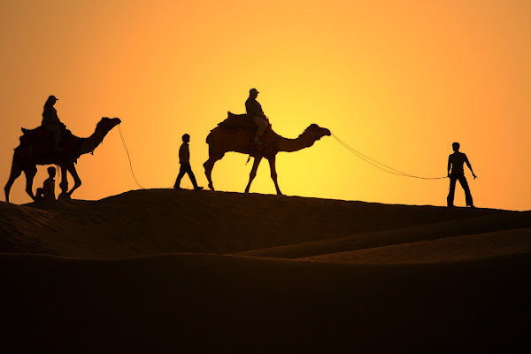 passaggio nel deserto del thar di antonioromei