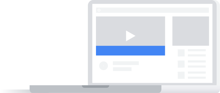 Exemplo de um anúncio em vídeo não linear