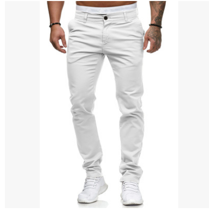 Muške Slim-Fit Ležerne Pantalone u Boji, Udobne i Moderne, Odlične za Svakodnevno Nošenje, Univerzalne i Lako Kombinovati, Savršene za Svaku Priliku