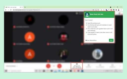 Meet Auto Exit Bot