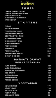 Kalakaar menu 1