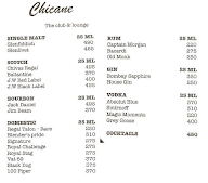 Chicane The Sports Bar menu 8